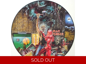 Iron Maiden ‎– Bring Your Daughter... ...To The Slaughter - UK Limited Edition 3 Track 12" Picture Disc In Die Cut Picture Sleeve